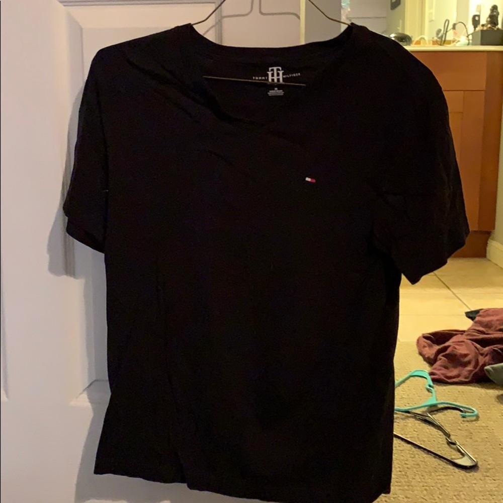Black V Neck